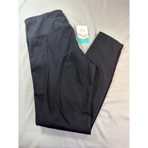 HeathYoga Women's Size XL Black basic leggings NWT